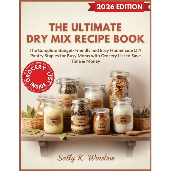 The Ultimate Dry Mix Recipe Book: The Complete Budget-Friendly and Easy Homemade DIY Pantry Staples for Busy Moms with G, (Paperback)