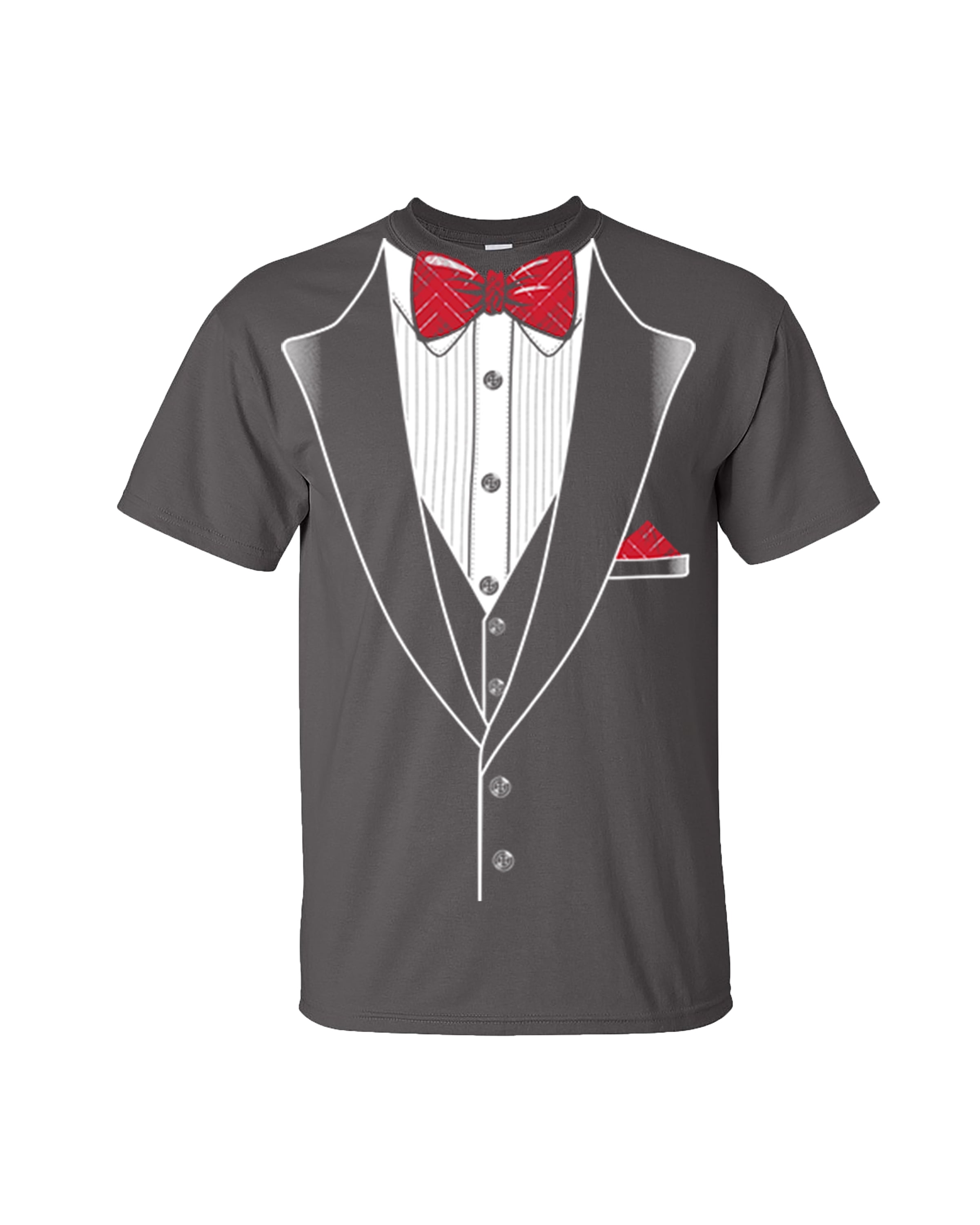 ROSE,TSHIRT Tuxedo Suit Bow Tie fancy dress T SHIRT WEDDING funny fathers gift 