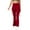 Red, variant on Ixbnca Womens Workout Flare Leggings with Pockets High Waist Yoga Pants Stretch Bell Bottom for Women