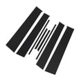 thumbnail image 1 of Unique Bargains 8 Pcs Moldura de Ventana del Pilar de la Puerta para Toyota Yaris 2005-2014 Negro, 1 of 8
