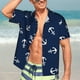 thumbnail image 5 of Camisas hawaianas de moda para hombres, camisas de manga corta con estampado de anclas y hongos, lindas camisetas de dibujos animados para niños, camisas de playa para vacaciones de verano para mujere, 5 of 5