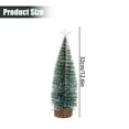thumbnail image 3 of Pre Lit Tabletop Christmas Tree Fiber LED Snowy Artificial Tree With Star Topper For Holiday Decor, 3 of 7