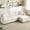 White, variant on YWEN L Shaped Modular Sectional Sofa with Storage & Movable Ottoman, 97" Comfy Cloud Couch with USB Charging Ports & Side Pockets, 4-Seat Chenille Modern Couches for Living Room Apartment