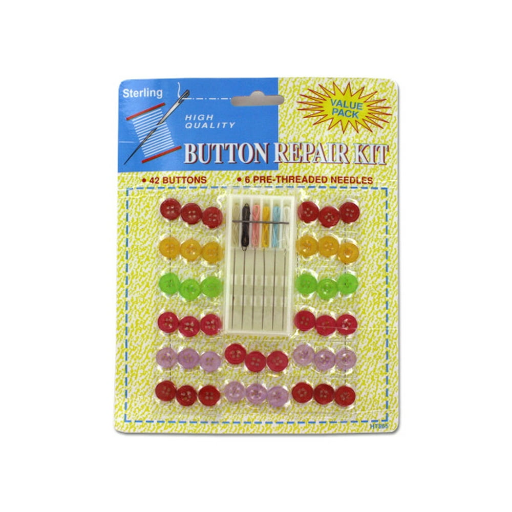 Button Repair Kit, 24 Count