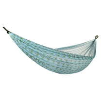 Bliss Hammocks Mesh Hammock in a Bag with Hanging Rope Kit, 4'7" x 6'6", 350 Lb. Capacity