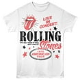 thumbnail image 3 of Rolling Stones 1975 American Tour Men's T Shirt (White, Adult4XL), 3 of 3