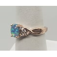 thumbnail image 5 of Size 7, Blue Fire Opal Topaz Rose Gold Ring, 5 of 6