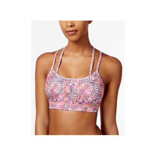 Gaiam Womens Iris Printed Low-impact Sports Bra Size XS