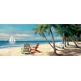thumbnail image 2 of Chiu, T.C. 32x15 White Modern Wood Framed Museum Art Print Titled - Fair Island II, 2 of 4