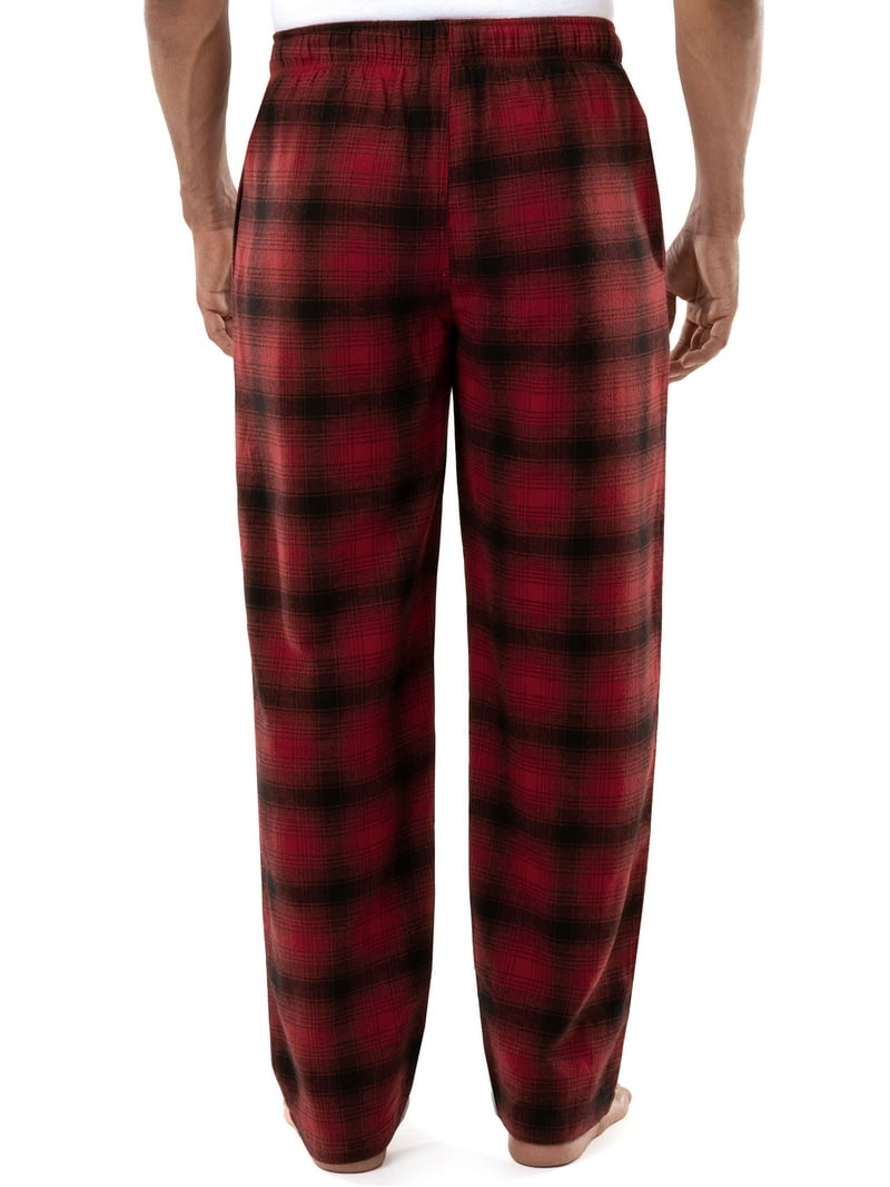 L.L.Bean Flannel Sleep Pants, Plaid Fleece-Lined