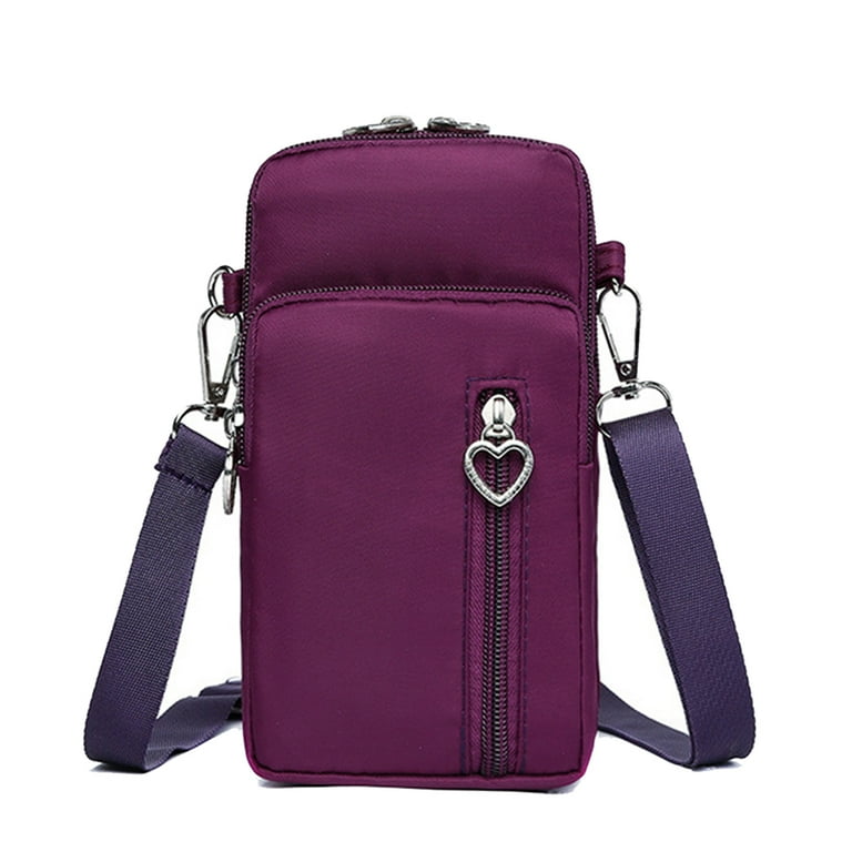 Dark purple mini purse sale