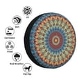 thumbnail image 4 of Rateoe Round Mandala Pattern Tire Cover Wheel Protectors Weatherproof Wheel Covers Universal Fit for Trailer Rv SUV Truck Camper Travel Trailers Accessories-17 inch, 4 of 6