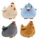 thumbnail image 3 of Almohada de peluche suave y gorda con forma de pollo para dormir, cojín para la espalda, regalo de cumpleaños para niños, 3 of 7