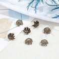 thumbnail image 4 of 50pcs Tibetan Beads Caps Flower Cone Ends Caps 15mm for DIY Crafting Earring Bracelet Jewelry Making, 4 of 7