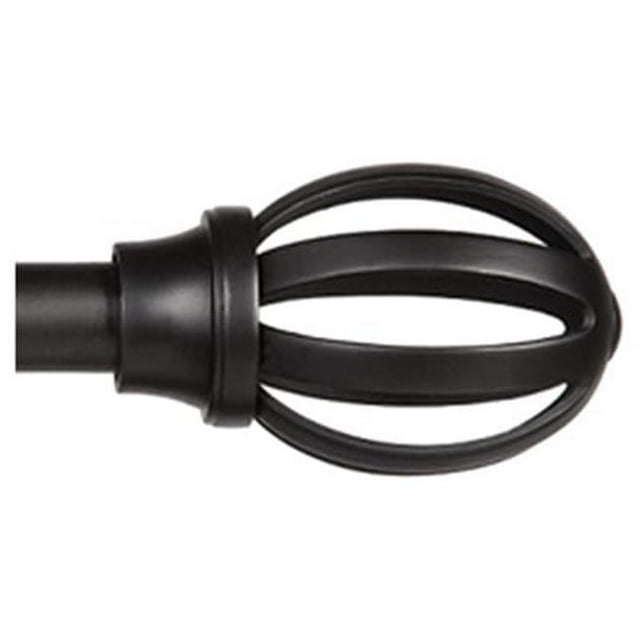 60 x 120 in. Fast Fit Rod, Black