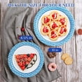 thumbnail image 7 of Paper Plates 10 Inch, 150 Count Soak and Cut Proof, Blue Large Disposable Plates Bulk for Daily Use, Parties, 7 of 7