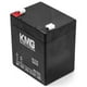 KMG Batterie de Remplacement 12V 5Ah Compatible avec l'Assistant d'Alimentation PW100S PW200S PW500S – image 3 sur 3