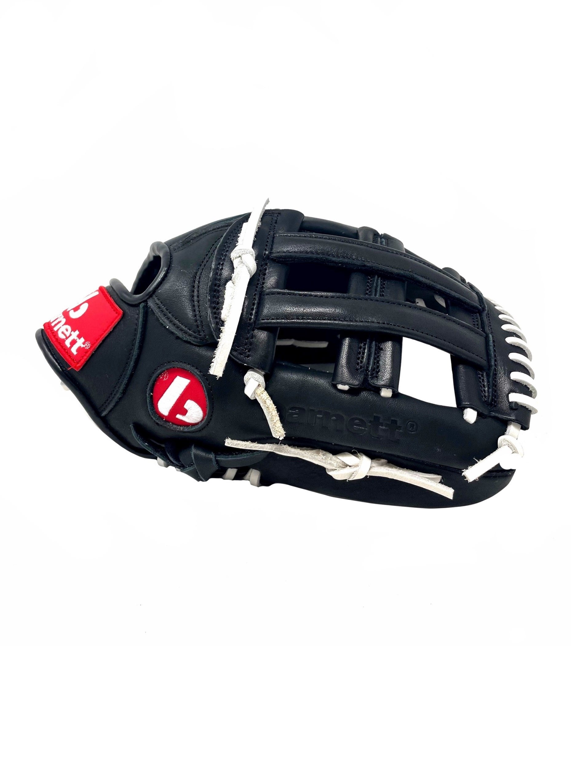 Barnett GL-127 Competition Baseball Glove, Genuine Leather, Outfield 12.7, Right Hand Throw, Black