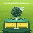 thumbnail image 6 of Nazhura Compost Tumbler Bin Composter Dual Chamber 43 Gallon, Green, 6 of 8
