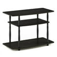 thumbnail image 2 of Furinno Turn-N-Tube No Tools 3-Tier TV Stands with Classic Tubes, Espresso/Black, 2 of 5