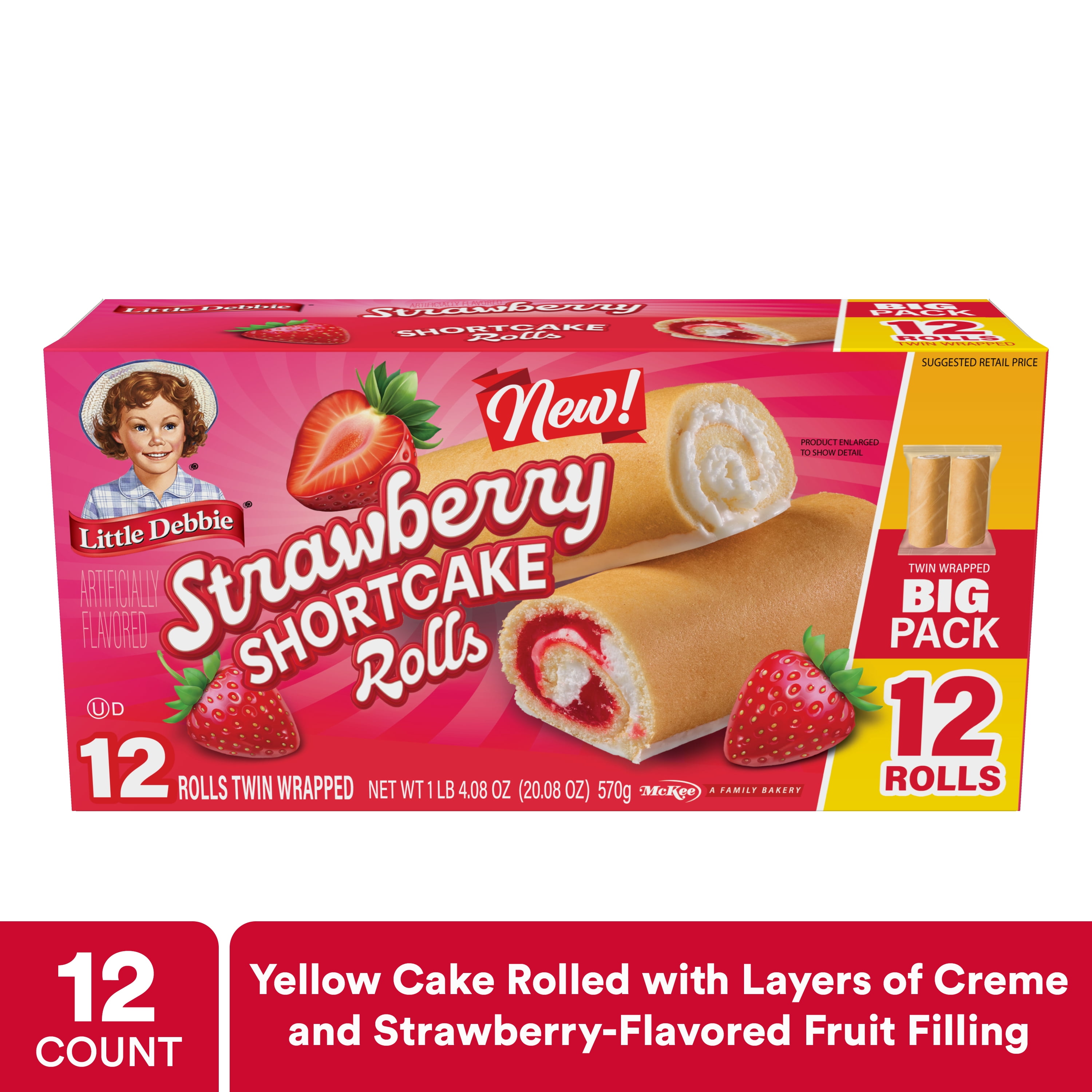 Sara Lee Uniced No Icing 12x16 Sheet Cake 44oz 4pk - Walmart.com