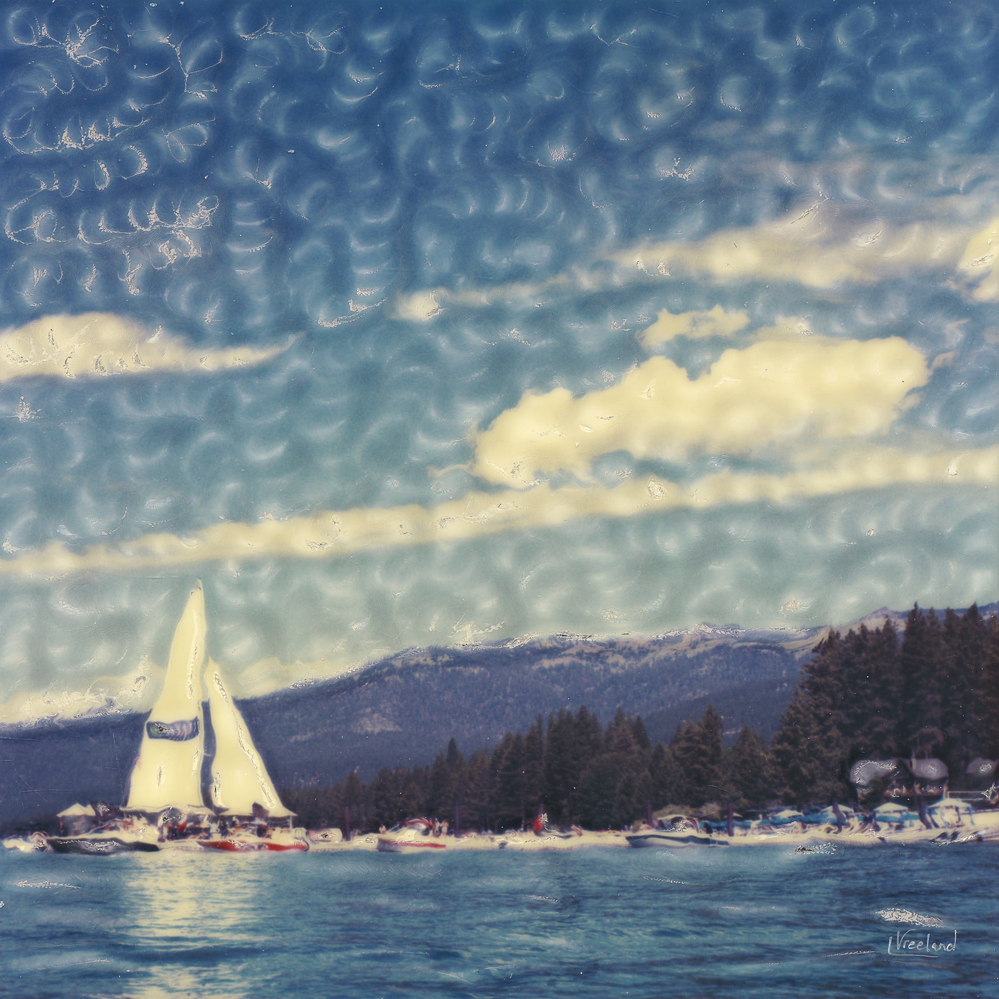 Outdoor Waterproof and Weatherproof Wall Canvas Art, WATER FUN