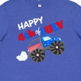 thumbnail image 4 of Inktastic Happy Fourth of July Monster Truck Youth T-Shirt, 4 of 5