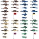 thumbnail image 1 of Juego de figuras de soldados de juguete y armas militares MaozyHomie, 44 unidades, 1 of 7