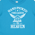 thumbnail image 4 of Inktastic Handpicked for Earth by My Aunt in Heaven with Angel Wings Boys or Girls Baby T-Shirt, 4 of 5