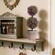 thumbnail image 5 of Adornos De Plástico 1 pieza de planta artificial en forma de bola de boj sintético para decoración de interiores y exteriores, ideal para el hogar, la oficina o la mesa (morado). Rkxzt, 5 of 9