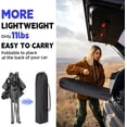 thumbnail image 6 of Reclining Beach Chair for Adults, 6-Legged Camping Chair with Foot Rest, Gray, 6 of 9