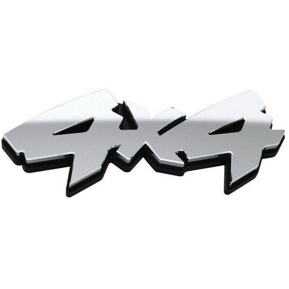 Universal Emblem Badge Decal Sticker 4X4 Dual Layer ABS Plastic 6" x 2-1/2"