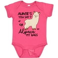 thumbnail image 3 of Inktastic Auntie's You Say Alpaca My Bags Boys or Girls Baby Bodysuit, 3 of 5