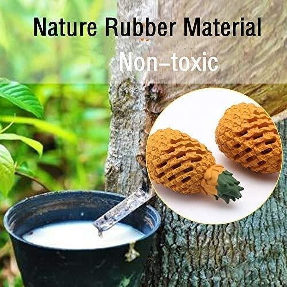 Pineapple Dog Toys for Large Dogs Aggressive Chewers Puppy, Indestructible Dog Chew Toys for Small Medium Dogs, Tough Dog Puzzle Toys Treat Dispensing Durable Dog Toys Teeth Clean