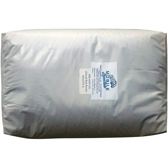 One (1) Cubic Foot Virgin Mixed Bed, Spotless Water, Ion-Exchange Replacement Resin MB6040 Blended to Remove Minerials from Tap or Potable Well Water for a Spotless Finish