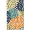 thumbnail image 3 of Nourison Indoor/Outdoor Aloha Floral Contemporary Multicolor 3' x 5' Rug, 3 of 9