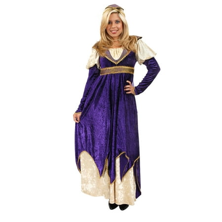 MAIDEN OF VERONA juliet renaissance purple gown halloween costume adult MEDIUM