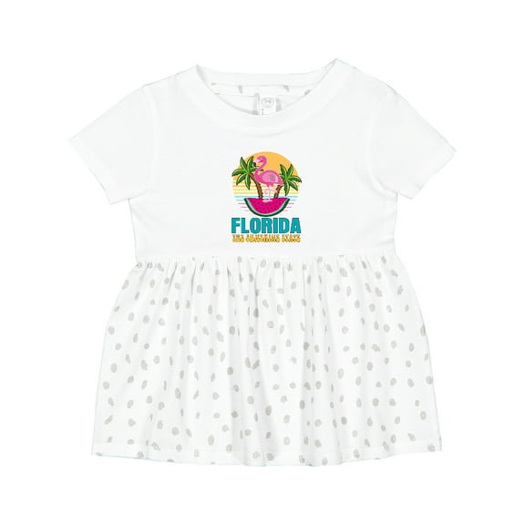 Inktastic Florida the Sunshine State Girls Baby Dress