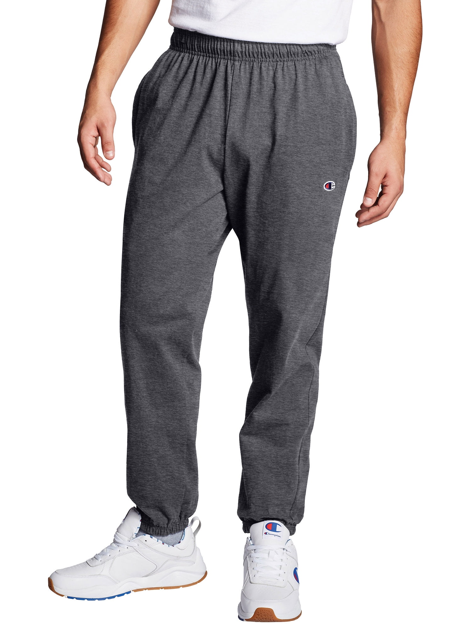 Men's Champion Brand Authentic Athletic Wear Sweatpants Grey Size Medium