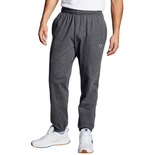 Champion Men's And Big Men's Closed Bottom Jersey Pants Active Up To ...