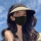thumbnail image 4 of Sombrero para el sol de verano, sombrero deportivo de moda que absorbe el sudor y es transpirable, sombrero de copa hueca, moderno, plegable, compacto y portátil, sombrero para el sol sin tapa., 4 of 7