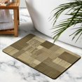 thumbnail image 3 of 20x32 Inch Bathroom Rug from Rockwood Collection - Durable Modern Geometric Patchwork Design, Perfect for Bedroom, Office, Living Room, Entryway on Hardwood Floors, 3 of 5