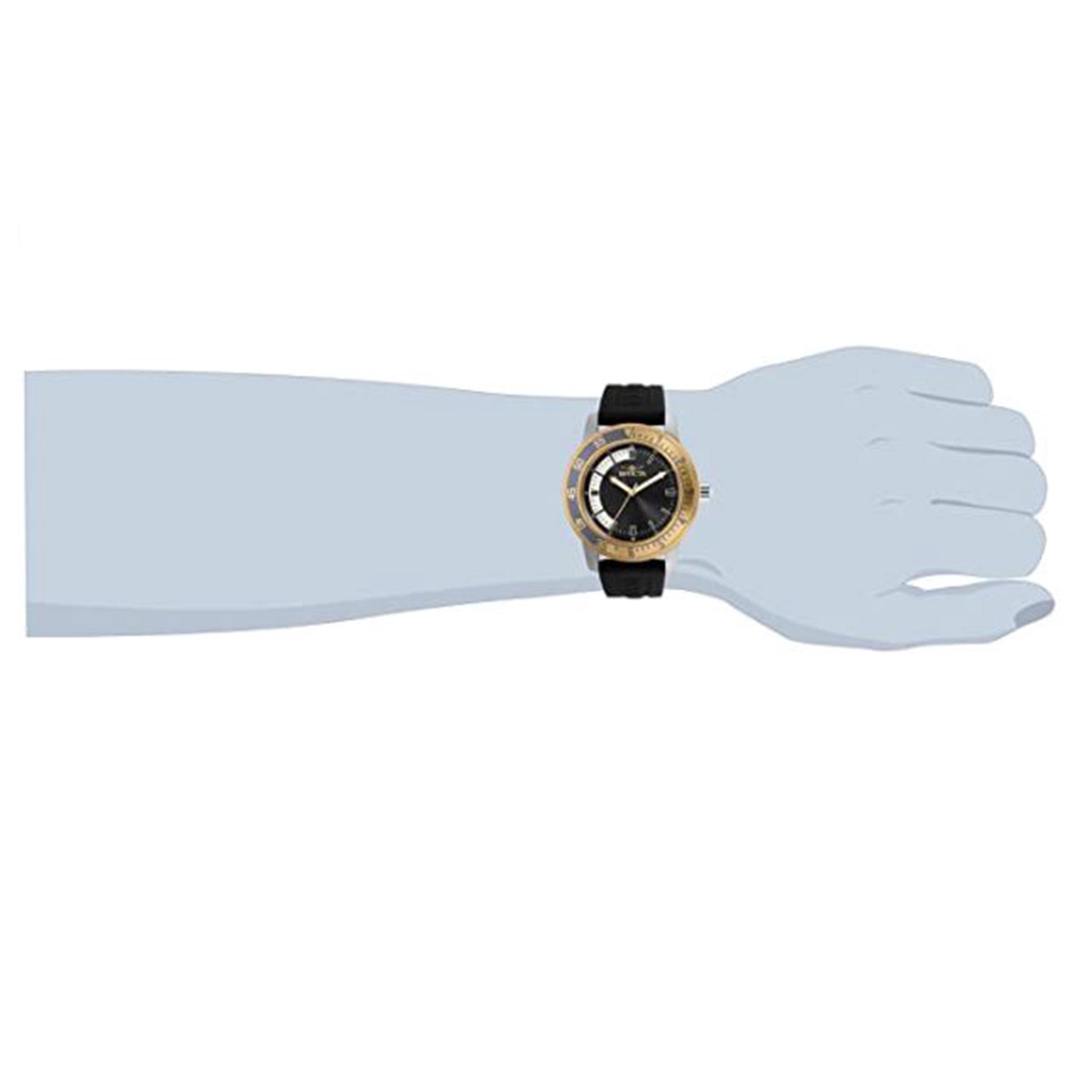 INVICTA Specialty Men 45mm Stainless Steel Steel Black+White dial PC21J Quartz