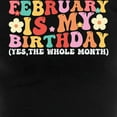 thumbnail image 3 of CafePress - February Is My Birthday Pajamas - Women's Short Sleeve Print T-Shirt and Pants Dark Cotton Pajama Set, 3 of 7