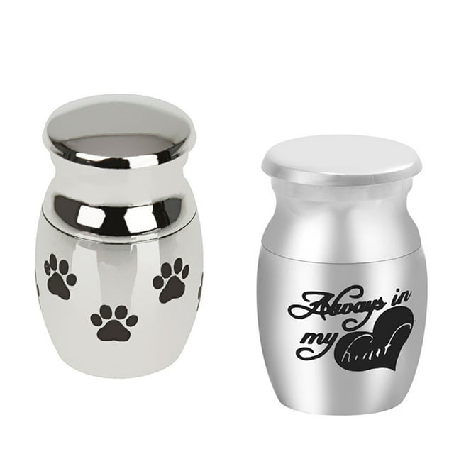Urnas funerarias para cenizas , 2 urnas funerarias para cenizas , para adultos, hechas en latón y grabadas , urnas funerari Yuyangstore recordatorio de la urna de la cremación