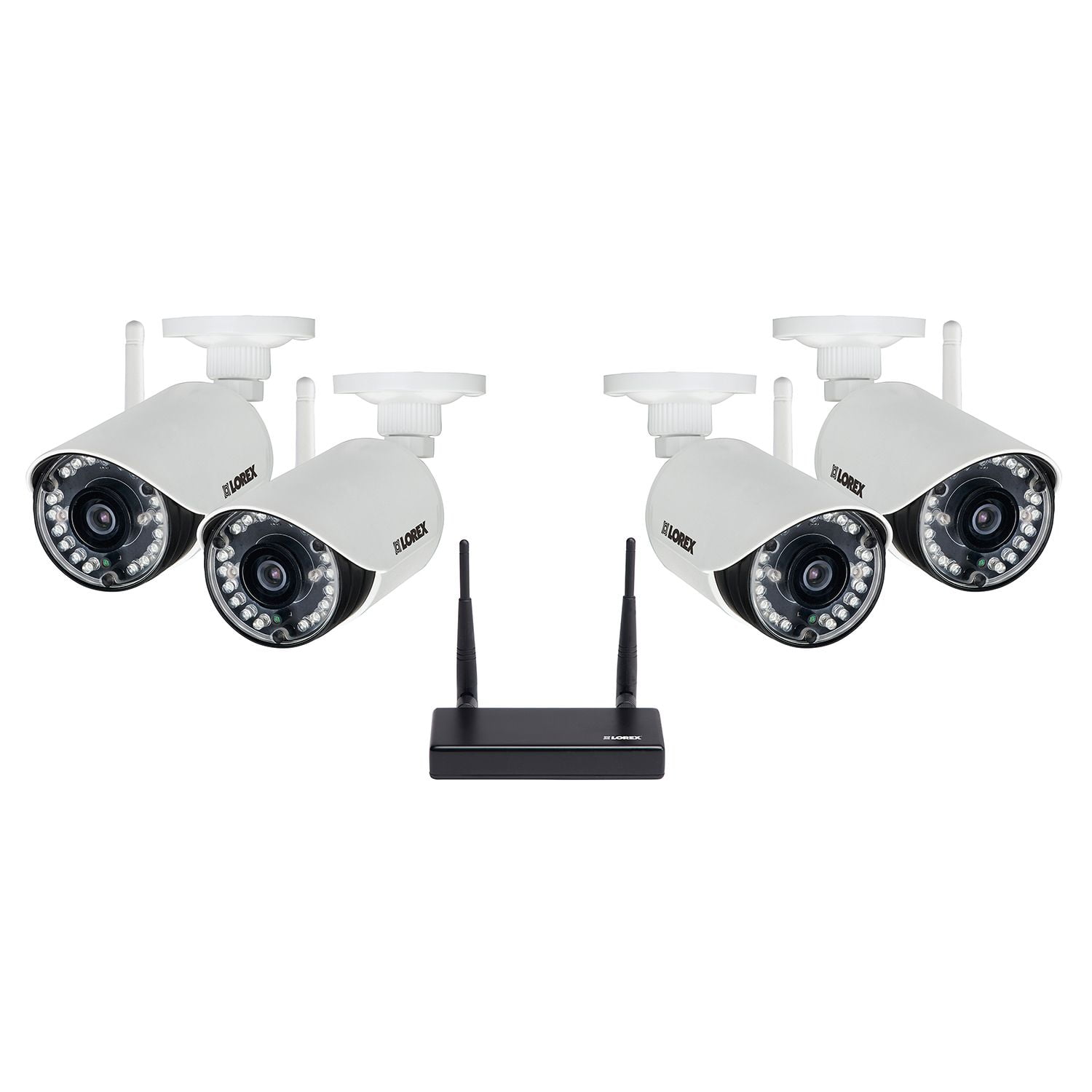 Lorex LX4471W Wireless 720p HD Video Security System with FLIR Secure Connectivity & 4 Wireless Cameras