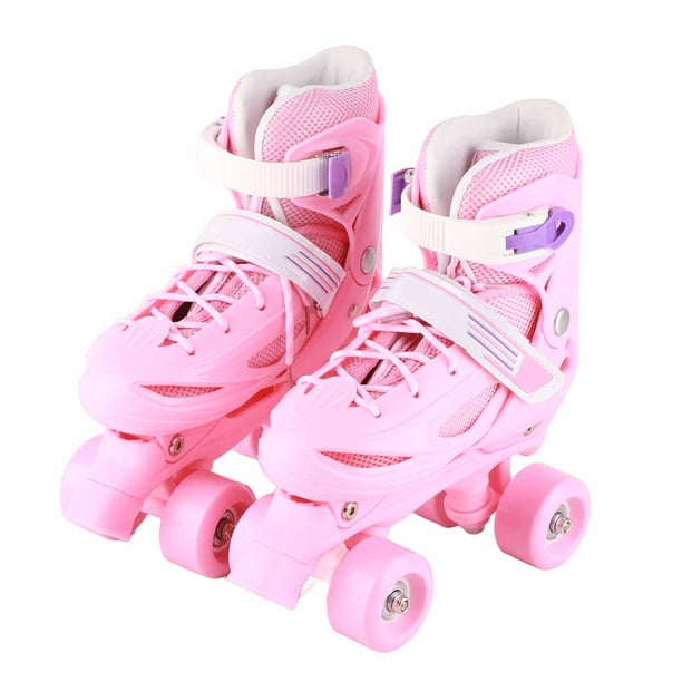 Patines de exterior para niños, patines de ruedas para niños, patines de ruedas ajustables para niños, patines de ruedas con luces, materiales ecológicos