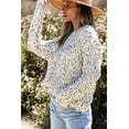 thumbnail image 4 of Casuashion Versatile Twist Sweater - White Confetti Reversible Style, 4 of 8