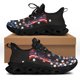 thumbnail image 1 of Zapatillas deportivas con diseño de bandera estadounidense para mujer, zapatillas planas para correr, zapatillas ligeras de malla para calzado femenino, 1 of 6