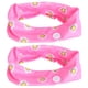 thumbnail image 1 of Diadema de yoga Jadeshay 2 piezas Con botón deportiva color Rojo rosa, 1 of 8